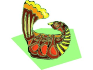 Sticker Custom Preview Image #075386 Holidays Thanksgiving Turkey Decoration