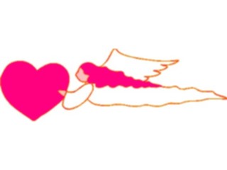 Sticker Custom Preview Image #075447 Holidays Valentines Day Angel Heart34