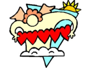 Sticker Custom Preview Image #075450 Holidays Valentines Day Angel Heart Cut Outs1