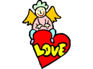 Sticker Custom Preview Image #075460 Holidays Valentines Day Angel Love01
