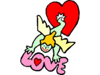 Sticker Custom Preview Image #075464 Holidays Valentines Day Angel Love05