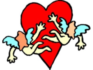 Sticker Custom Preview Image #075483 Holidays Valentines Day Angels Heart2