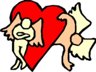 Sticker Custom Preview Image #075484 Holidays Valentines Day Angels Heart3