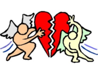 Sticker Custom Preview Image #075485 Holidays Valentines Day Angels Mending Heart