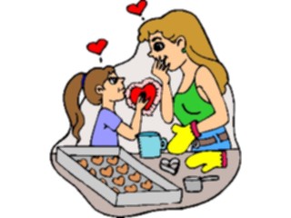 Sticker Custom Preview Image #075487 Holidays Valentines Day Baking Cookies