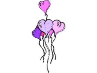 Sticker Custom Preview Image #075492 Holidays Valentines Day Balloons Hearts1