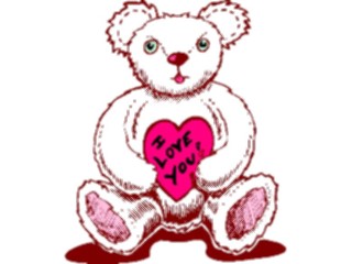 Sticker Custom Preview Image #075508 Holidays Valentines Day Bearwith Heart2