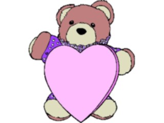Sticker Custom Preview Image #075509 Holidays Valentines Day Bearwith Heart3