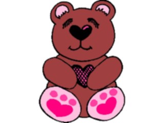Sticker Custom Preview Image #075511 Holidays Valentines Day Bearwith Heart5