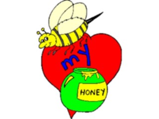 Sticker Custom Preview Image #075513 Holidays Valentines Day Bee My Honey