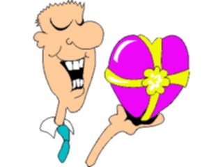 Sticker Custom Preview Image #075520 Holidays Valentines Day Bringing Chocolates