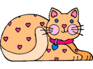 Sticker Custom Preview Image #075529 Holidays Valentines Day Cat