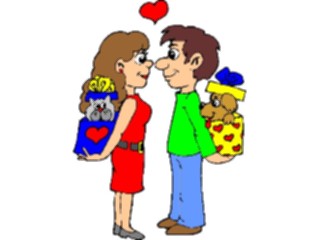 Sticker Custom Preview Image #075551 Holidays Valentines Day Couple Gifts