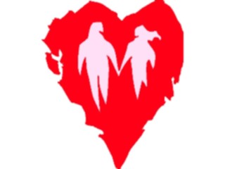Sticker Custom Preview Image #075553 Holidays Valentines Day Couplein Heart