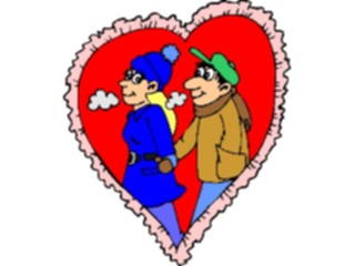 Sticker Custom Preview Image #075555 Holidays Valentines Day Couplein Love02