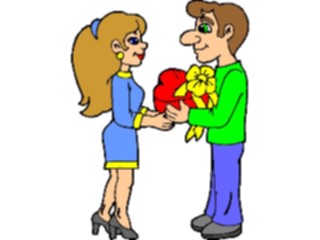 Sticker Custom Preview Image #075565 Holidays Valentines Day Couplein Love12
