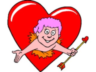 Sticker Custom Preview Image #075653 Holidays Valentines Day Cupid Heart1