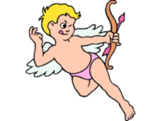 Sticker Custom Preview Image #075671 Holidays Valentines Day Cupidwith Bow5