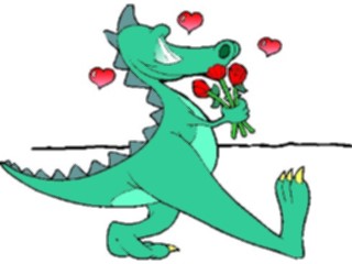 Sticker Custom Preview Image #075684 Holidays Valentines Day Dinosaurin Love