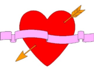 Sticker Custom Preview Image #075810 Holidays Valentines Day Heart Arrow01