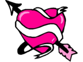 Sticker Custom Preview Image #075817 Holidays Valentines Day Heart Arrow08