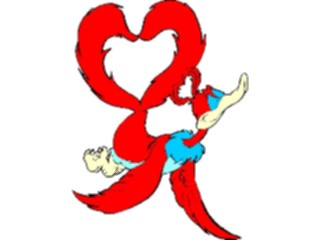 Sticker Custom Preview Image #075825 Holidays Valentines Day Heart Bird