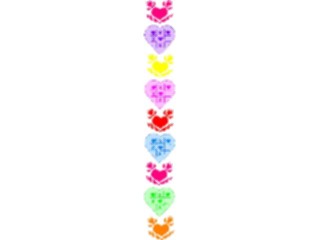 Sticker Custom Preview Image #075838 Holidays Valentines Day Heart Border12