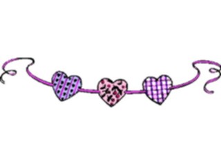 Sticker Custom Preview Image #075839 Holidays Valentines Day Heart Border13