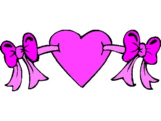 Sticker Custom Preview Image #075842 Holidays Valentines Day Heart Bows