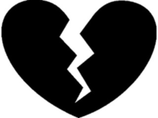 Sticker Custom Preview Image #075846 Holidays Valentines Day Heart Broken3