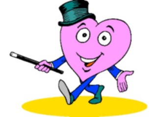 Sticker Custom Preview Image #075867 Holidays Valentines Day Heart Dancing