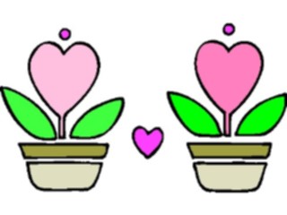 Sticker Custom Preview Image #075889 Holidays Valentines Day Heart Flowers2