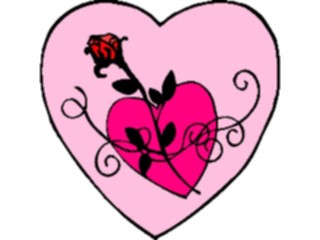 Sticker Custom Preview Image #075928 Holidays Valentines Day Heart Rose4