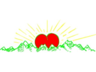 Sticker Custom Preview Image #075932 Holidays Valentines Day Heart Sun