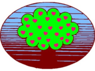 Sticker Custom Preview Image #075937 Holidays Valentines Day Heart Tree2
