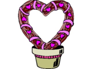 Sticker Custom Preview Image #075946 Holidays Valentines Day Heart Wreath2