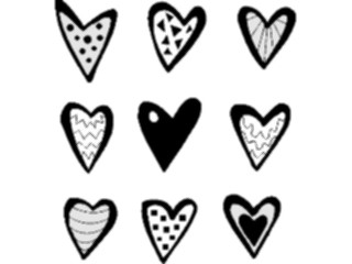 Sticker Custom Preview Image #075950 Holidays Valentines Day Hearts03