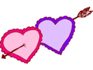 Sticker Custom Preview Image #075995 Holidays Valentines Day Hearts Arrow
