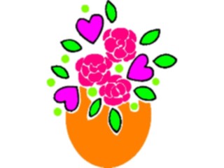 Sticker Custom Preview Image #076009 Holidays Valentines Day Hearts Flowers