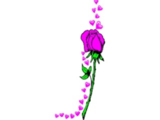 Sticker Custom Preview Image #076016 Holidays Valentines Day Hearts Rose Border