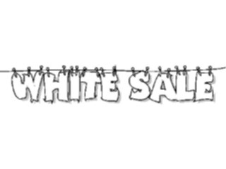 Sticker Custom Preview Image #076288 Household Advertising White Sale
