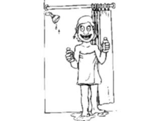 Sticker Custom Preview Image #076439 Household Bathroom Showered Clean1
