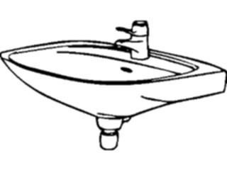 Sticker Custom Preview Image #076445 Household Bathroom Sink02
