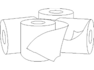 Sticker Custom Preview Image #076494 Household Bathroom Toilet Paper03