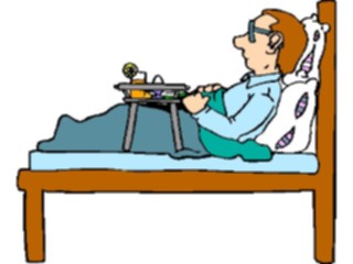 Sticker Custom Preview Image #076618 Household Bedroom Breakfastin Bed