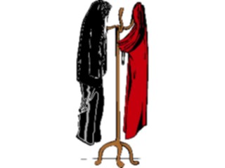 Sticker Custom Preview Image #076620 Household Bedroom Clothes Rack