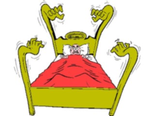 Sticker Custom Preview Image #076638 Household Bedroom In Bed Haunted1