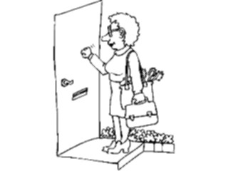 Sticker Custom Preview Image #076736 Household Cleaning Maid Service