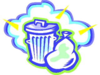 Sticker Custom Preview Image #076785 Household Cleaning Trash Can10