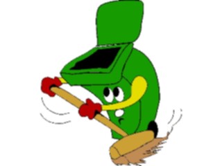 Sticker Custom Preview Image #076799 Household Cleaning Trash Can24